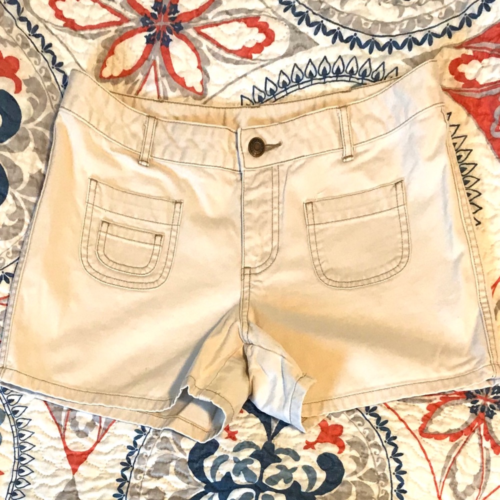 Light Beige Khaki Shorts